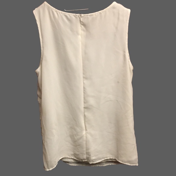 🖐️Worthington Layered Tank Top, Off White, sz Medium - Picture 2 of 16